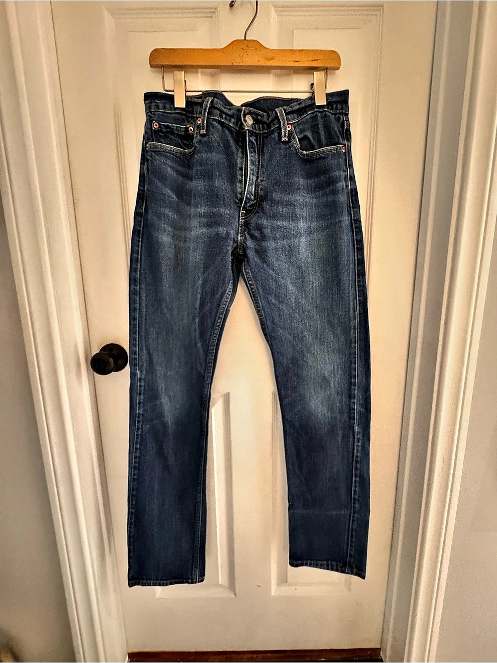 Levi Strauss & Co. 513. Straight Jeans Waist 33 Length 34 Blue